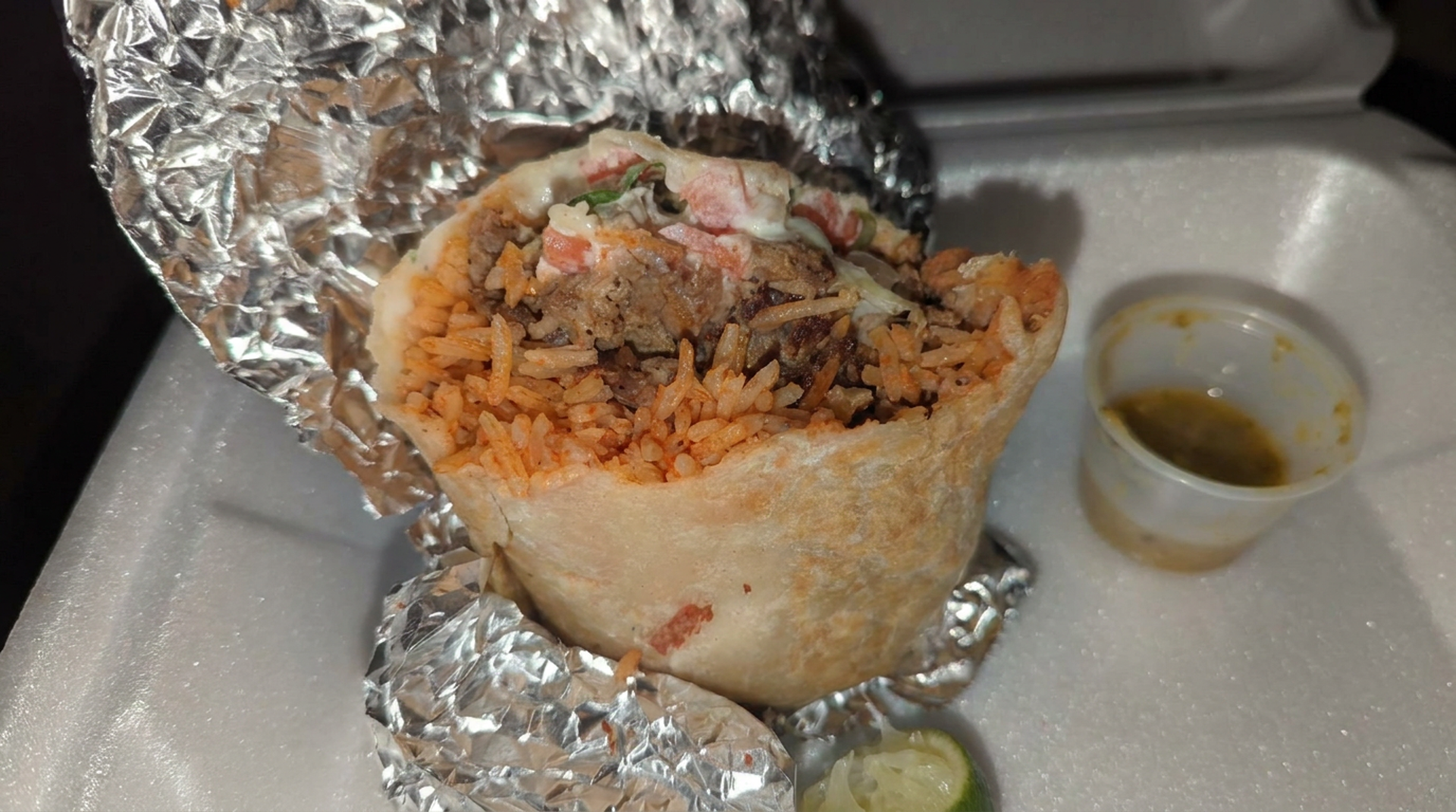 The pastor burrito